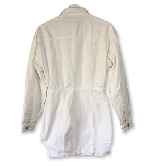 Superdown New Holland Denim Dress White Button Front Small - Picture 4 of 15